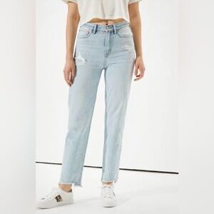 American Eagle Light Blue Distressed Women's Jeans